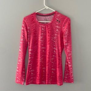 Under Armour pink animal print shirt